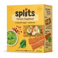 spliits crackers tomato crispbread veggie 130g
