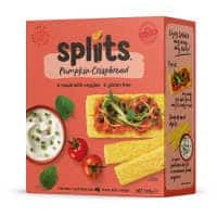 spliits crackers pumpkin crispbread veggie 130g