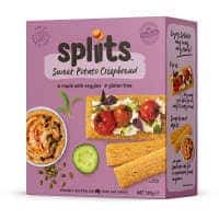 spliits veggie crispbread sweet potato 130g