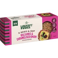 vogels crackers balsamic & caramelised onion 125g
