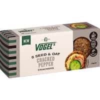 vogels crackers cracked pepper 125g