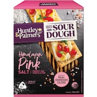 huntley & palmers crackers sourdough himalayan pink salt 140g