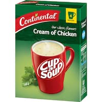 continental cup a soup instant soup cream of chicken 75g 4 serve