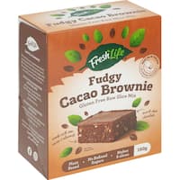 freshlife slice mix cacao brownie gluten free 160g