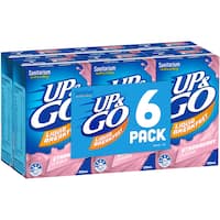 sanitarium up & go breakfast drink strawberry 6pk