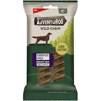 purina adventuros dog treats medium chew venison 200g