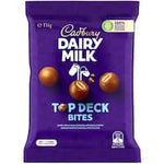 cadbury chocolate bites top deck 114g