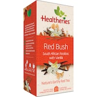 healtheries herbal tea bags rooibos vanilla 20pk