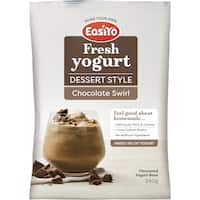 easiyo yoghurt base dessert style choc swirl 240g