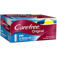 carefree tampons original regular 32pk