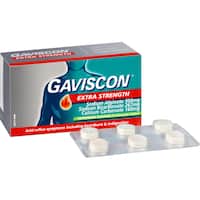 gaviscon extra strength heartburn & indigestion relief peppermint tablets 24pk