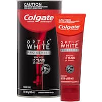 colgate optic white teeth whitening toothpaste with 5% hydrogen peroxide 80g