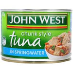 john west tuna light in spring water 425g