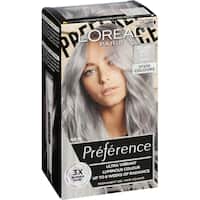 loreal preference hair colour silver grey 10.112 soho 1pk