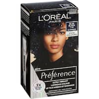 loreal preference hair colour blue black 1.102 le marais 1pk