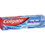 colgate max fresh toothpaste with mini breath strips 115g
