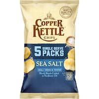 copper kettle potato chips sea salt 110g 5pk
