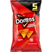 doritos corn chips supreme cheese 90g 5pk
