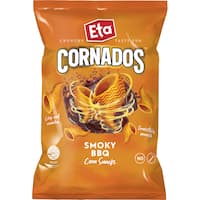 eta cornados corn chips smokey bbq 100g