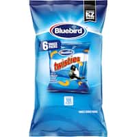 bluebird twisties corn snacks 108g 6pk