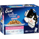 purina oscar cat food kitten menus in jelly 12pk