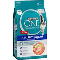 purina one dry cat food healthy weight chicken 1.4kg