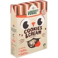 vogels cereal cookies & cream gluten free 350g