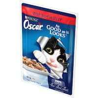 purina oscar cat food beef in jelly 85g