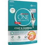 purina one adult dry cat food hairball chicken 450g