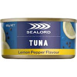 sealord sensations tuna lemon pepper 185g
