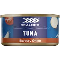 sealord sensations tuna savoury onion 185g