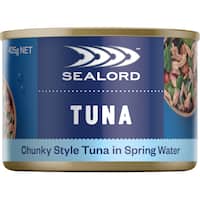 sealord tuna chunky style in spring water 425g