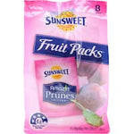 sunsweet prunes pitted 26g each 8pk