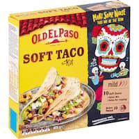 old el paso mexican soft taco kit 405g