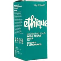 ethique solid body lotion coconut & lemongrass 100g