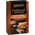 arnotts flatbread dippers sesame & middle eastern spices 130g