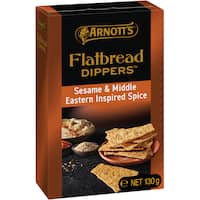 arnotts flatbread dippers sesame & middle eastern spices 130g
