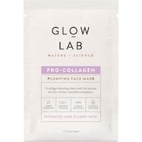 glow lab plumbing face mask pro-collagen 1pk