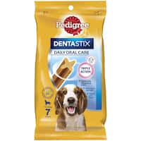 pedigree dentastix dog treats daily oral care medium dog 180g
