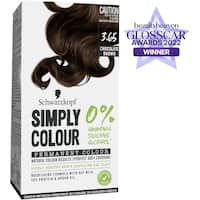 schwarzkopf simply color permanent hair colour chestnut brown 1pk