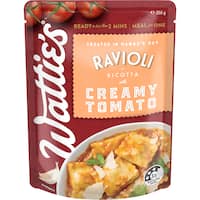watties canned ravioli ricotta & creamy tomato 350g