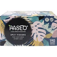 paseo tissues pure white 190pk