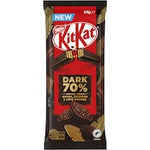 nestle kit kat chocolate block 70% dark 170g
