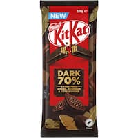 nestle kit kat chocolate block 70% dark 170g