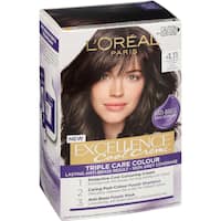 loreal excellence cool hair colour ultra ash brown 4.11 1pk