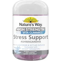 natures way adult stress support gummies with ashwagandha 60ea