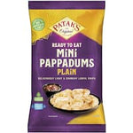 pataks ready to eat pappadums plain mini 75g