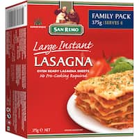 san remo pasta lasagne large family pack 375g