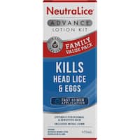 Neutralice Kills Head Lice & Eggs Advanced Lotion Kit 475ml