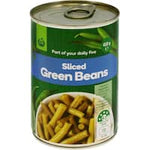 countdown beans green sliced 410g